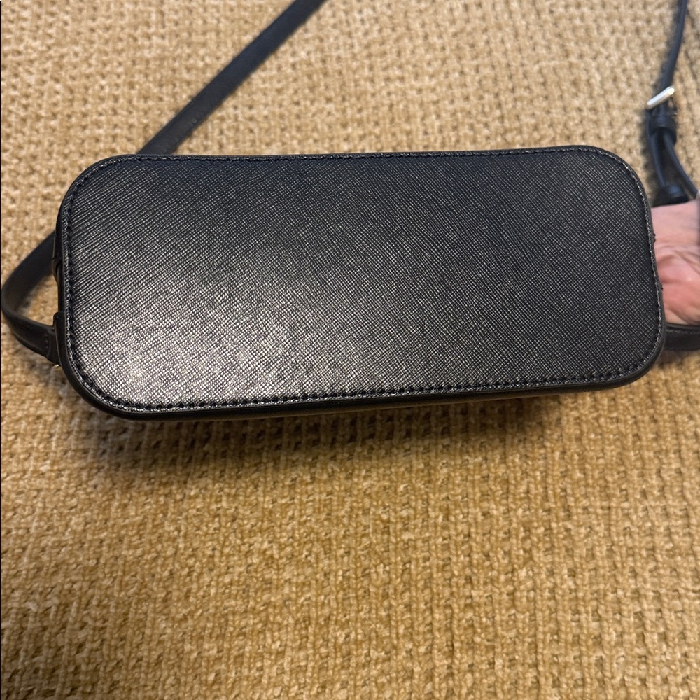 kate spade Black Crossbody Dome Bag with Gold Logo - Picture 4 of 5